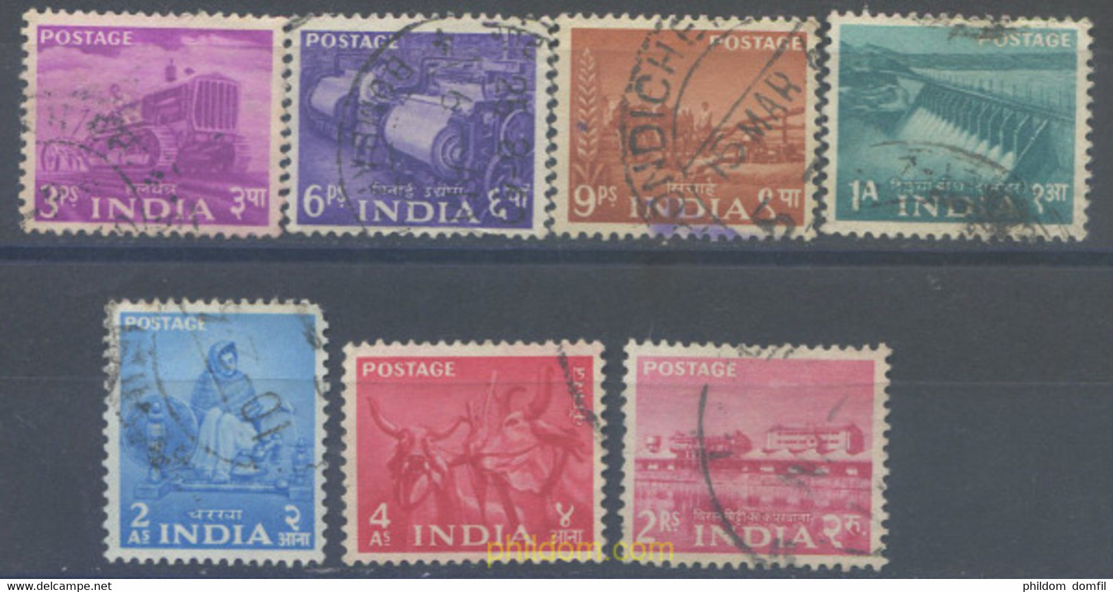 662040 USED INDIA 1955 PLAN QUINQUENAL - Ungebraucht