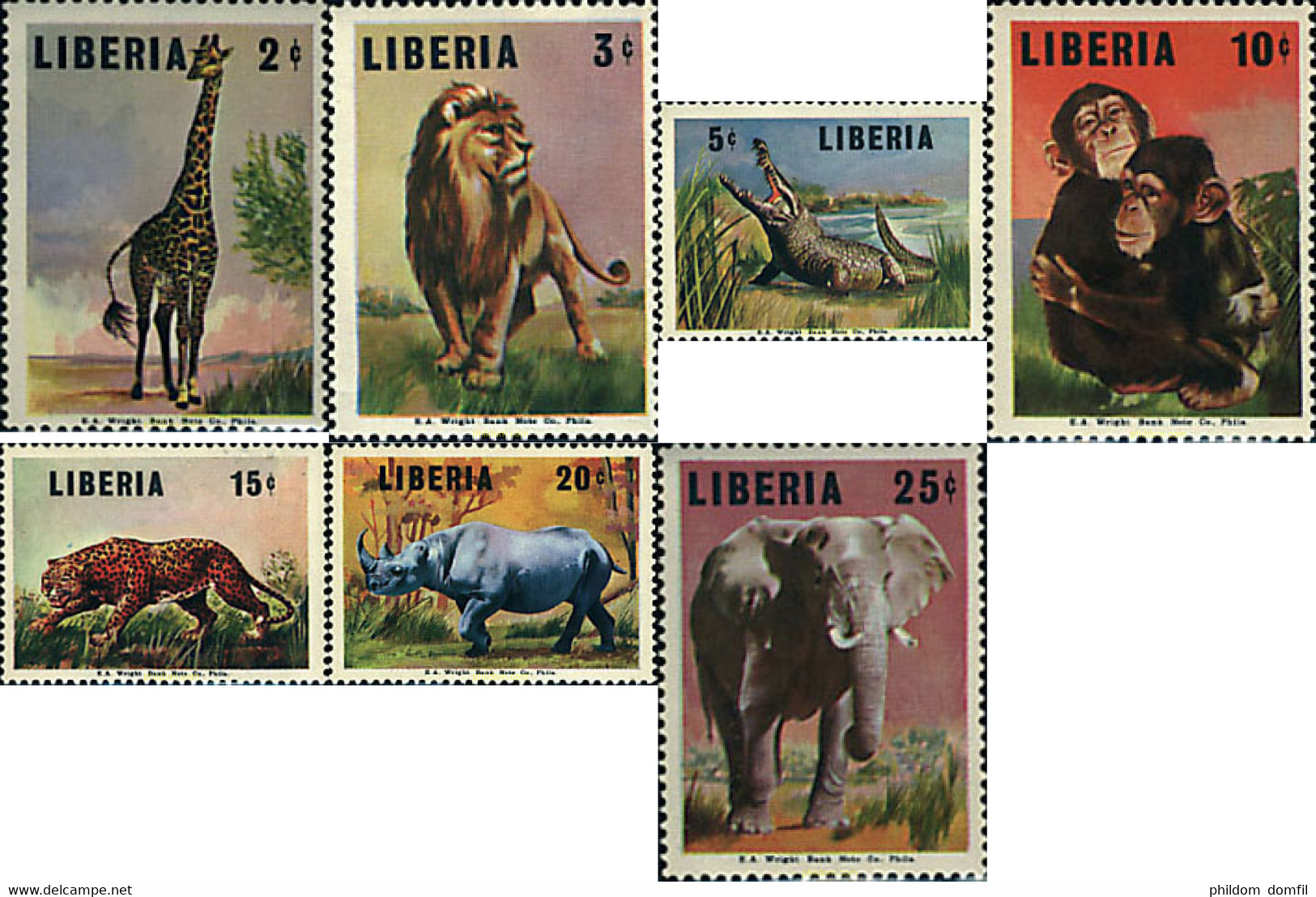 54147 MNH LIBERIA 1966 FAUNA - Chimpancés