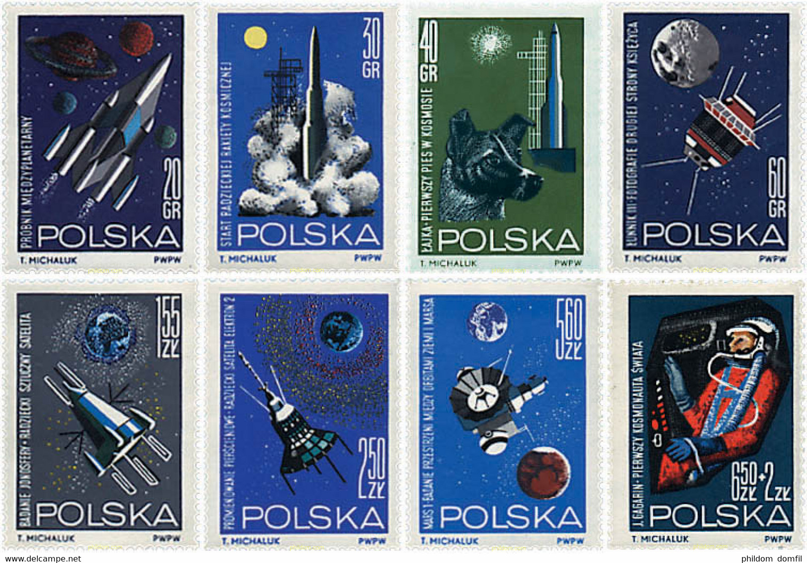 49692 MNH POLONIA 1964 CONQUISTAS ESPACIALES - Ohne Zuordnung