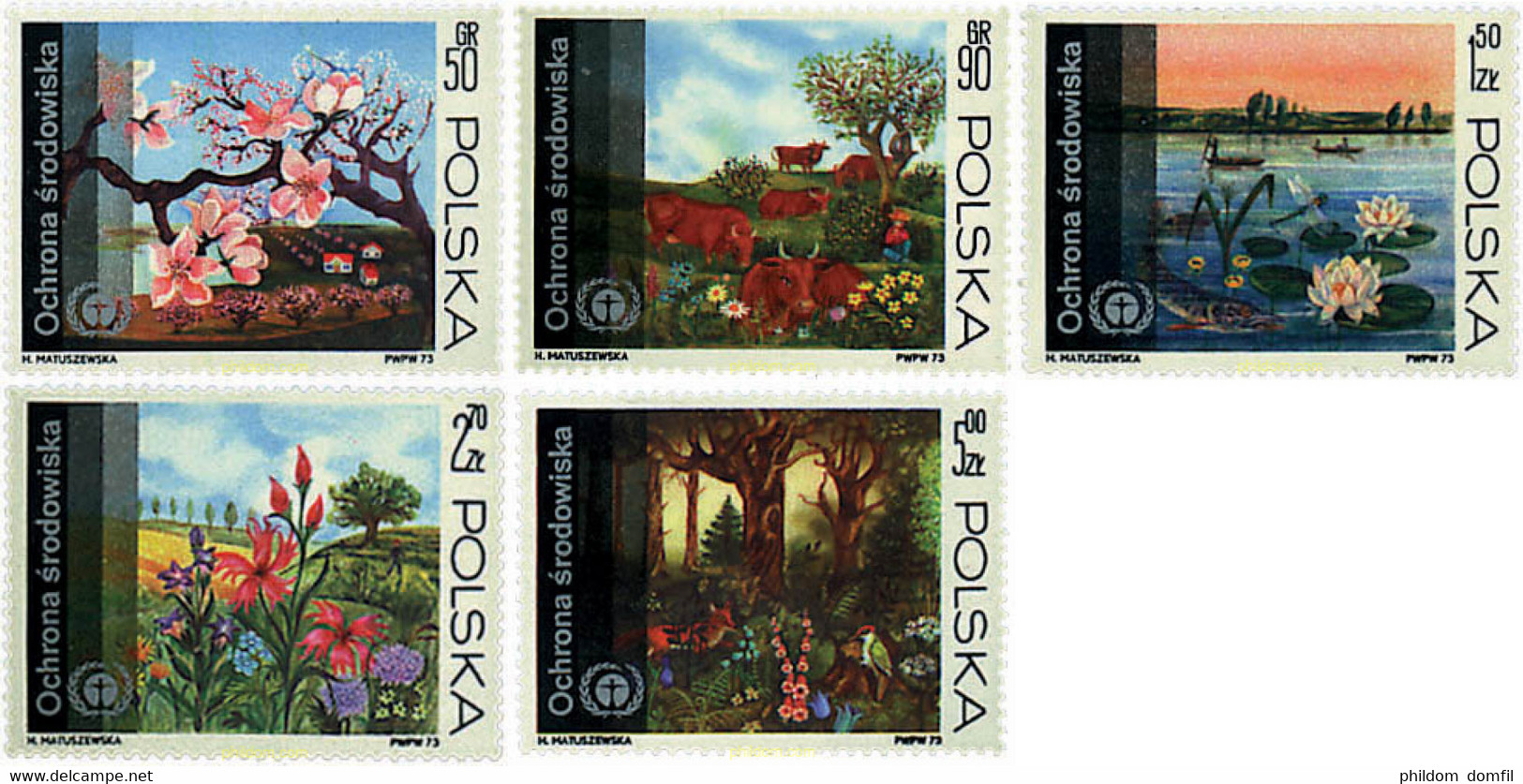 338075 MNH POLONIA 1973 PROTECCION DE LA NATURALEZA - Ohne Zuordnung