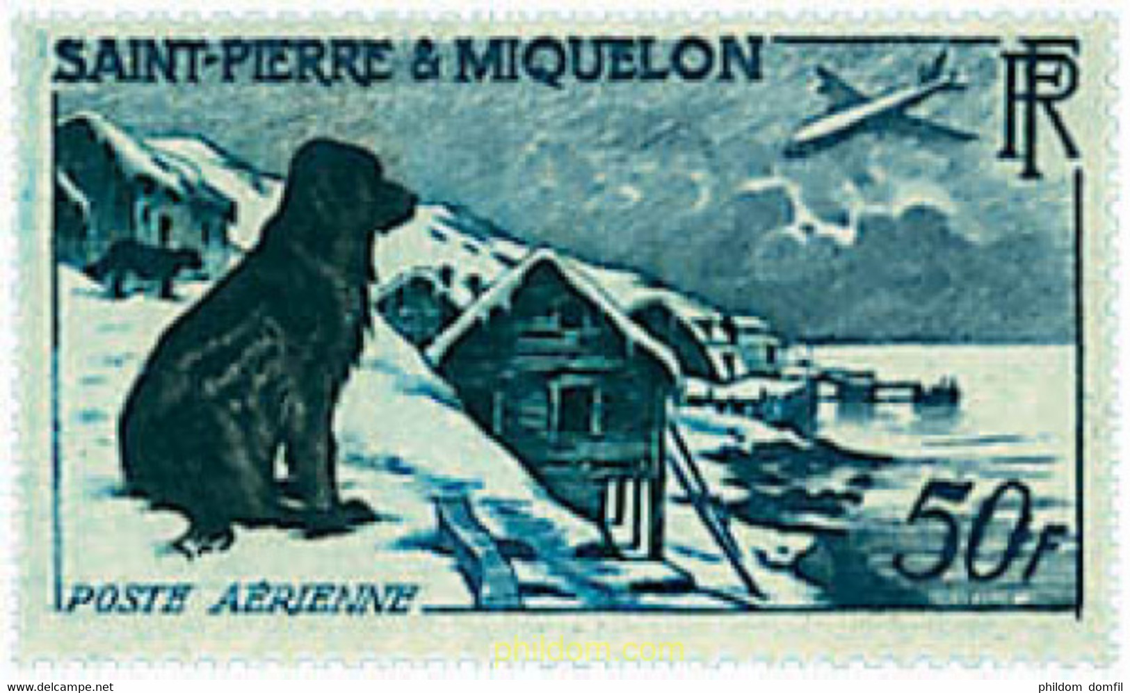 207508 MNH SAN PEDRO Y MIQUELON 1957 MOTIVOS VARIOS - Usati