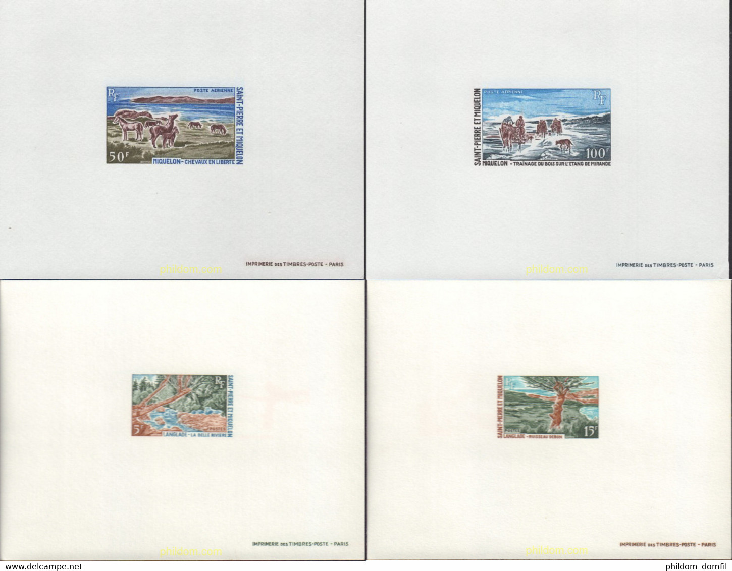 22312 MNH SAN PEDRO Y MIQUELON 1969 PAISAJES - Oblitérés