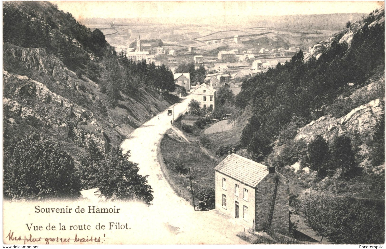 CPA Carte Postale Belgique Hamoir Souvenir Vue De La Route De Filot Début 1900  VM58761 - Hamoir