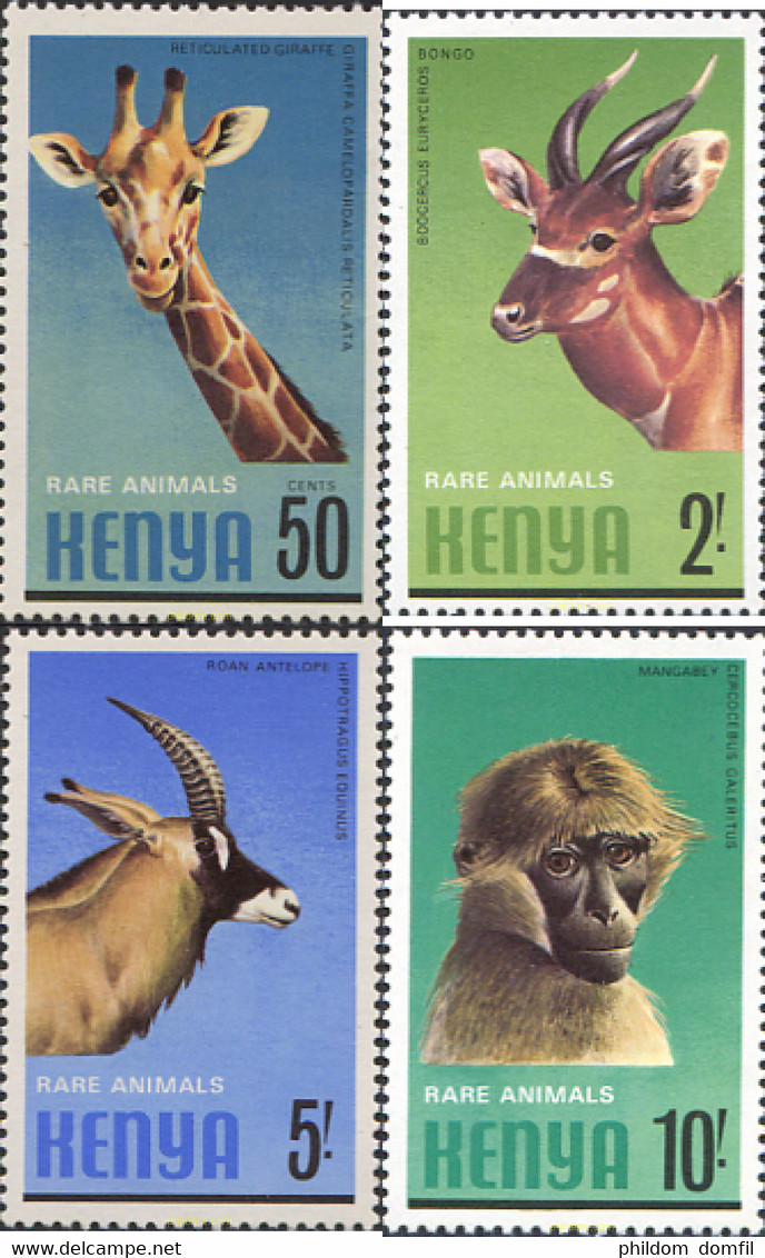 28718 MNH KENIA 1981 ANIMALES RAROS - Chimpanzees