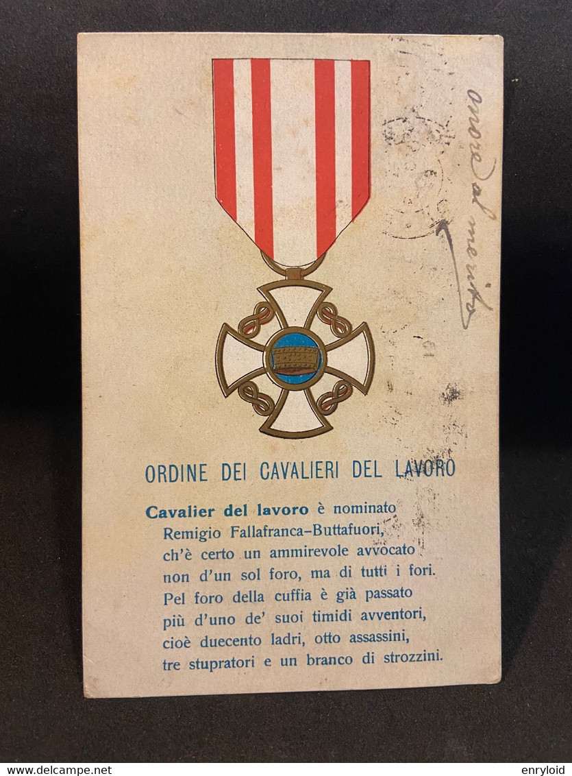 Ordine Dei Cavalieri Del Lavoro 1903 - Histoire