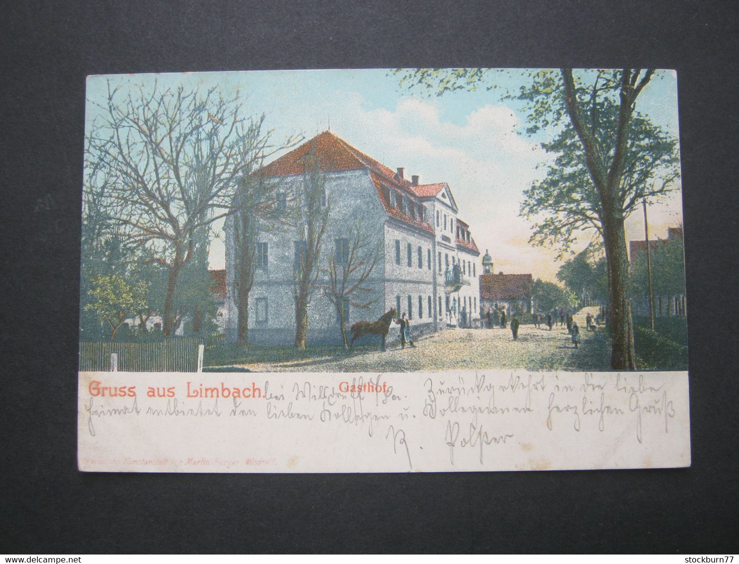 LIMBACH , Gasthof   , Schöne Karte Um 1905 - Limbach-Oberfrohna