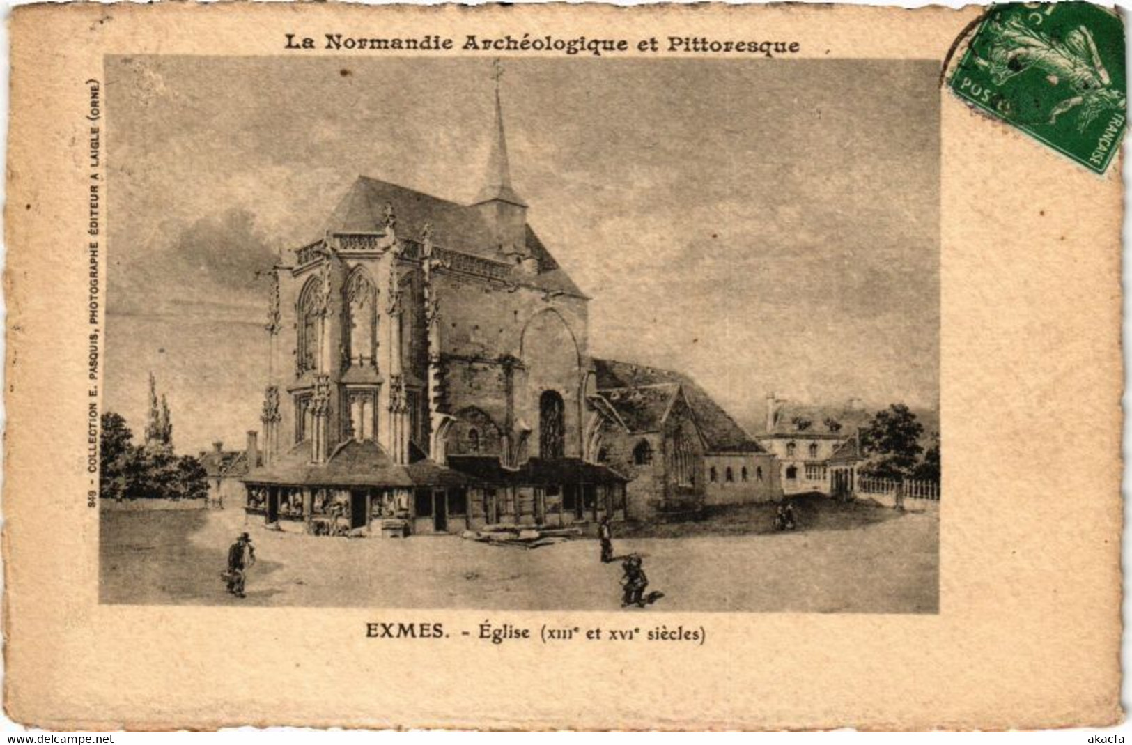 CPA EXMES - Eglise (195645) - Exmes