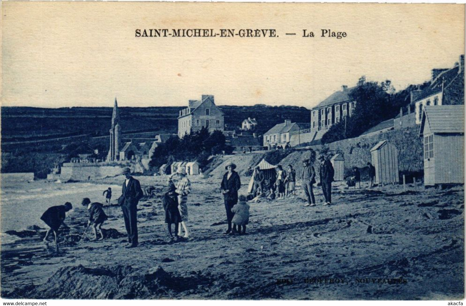 CPA St-MICHEL-en-GREVE-La Plage (230701) - Saint-Michel-en-Grève