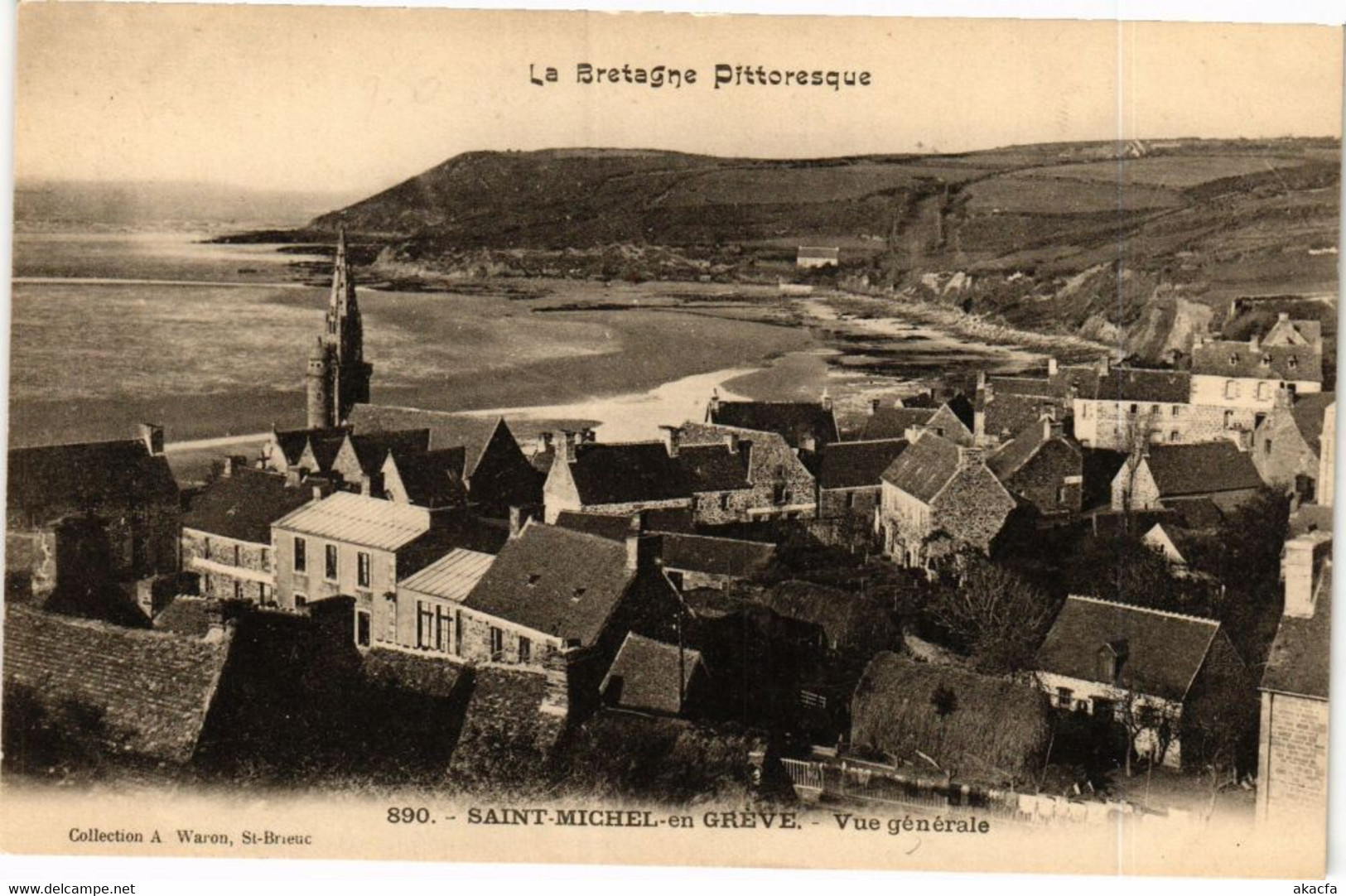 CPA St-MICHEL-en-GREVE-Vue Générale (231295) - Saint-Michel-en-Grève