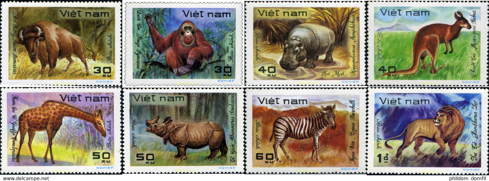 37734 MNH VIETNAM 1981 MAMIFEROS - Chimpanzés