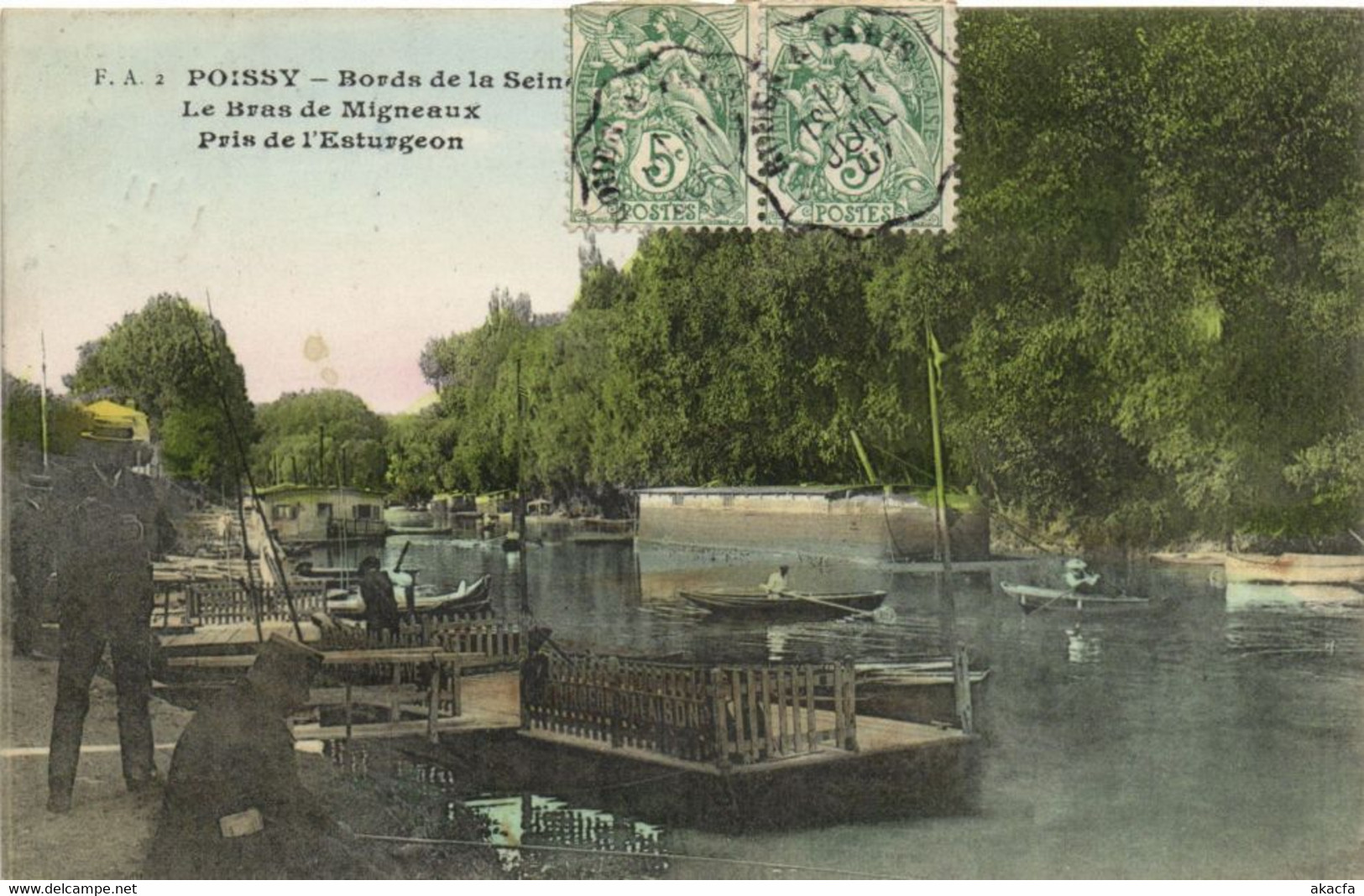 CPA POISSY-Bords De La SEINE-Le Bras De Migneaux (260380) - Poissy