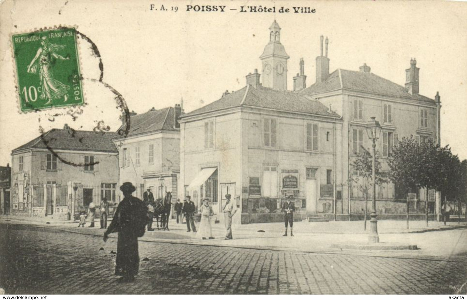 CPA POISSY-L'Hotel De Ville (260388) - Poissy