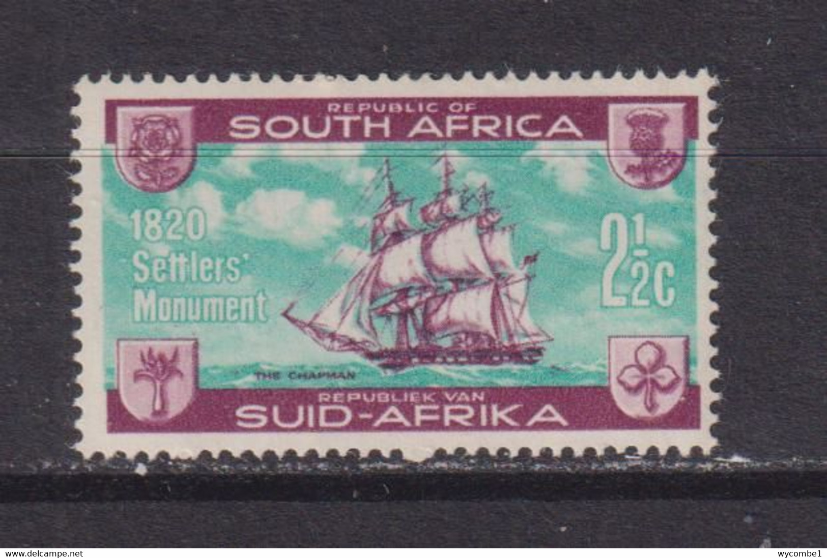 SOUTH AFRICA - 1962 Immigrant Ship 21/2c Never Hinged Mint - Ungebraucht