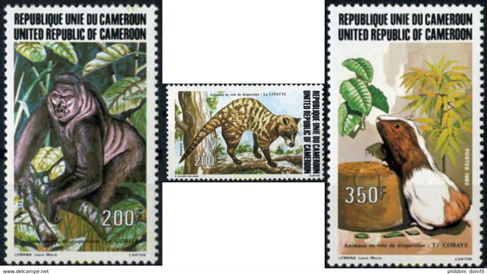 29733 MNH CAMERUN 1983 FAUNA EN PELIGRO DE EXTINCION - Chimpanzees