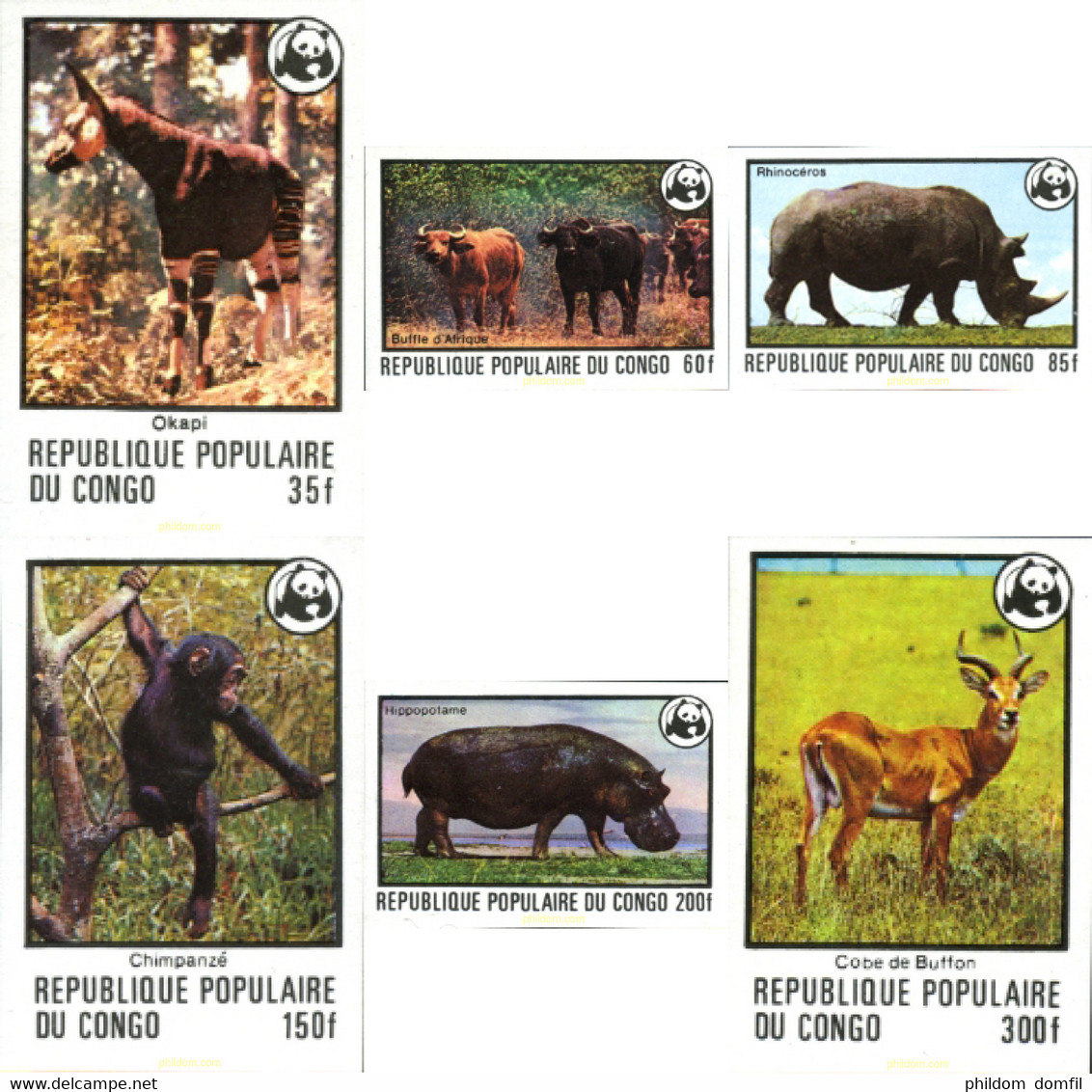 14951 MNH CONGO 1978 FAUNA EN PELIGRO DE EXTINCION - Schimpansen