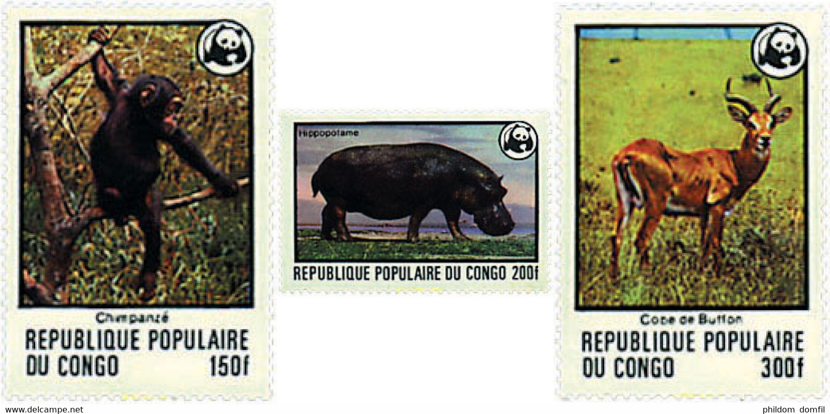 271963 MNH CONGO 1978 FAUNA EN PELIGRO DE EXTINCION - Chimpanzees