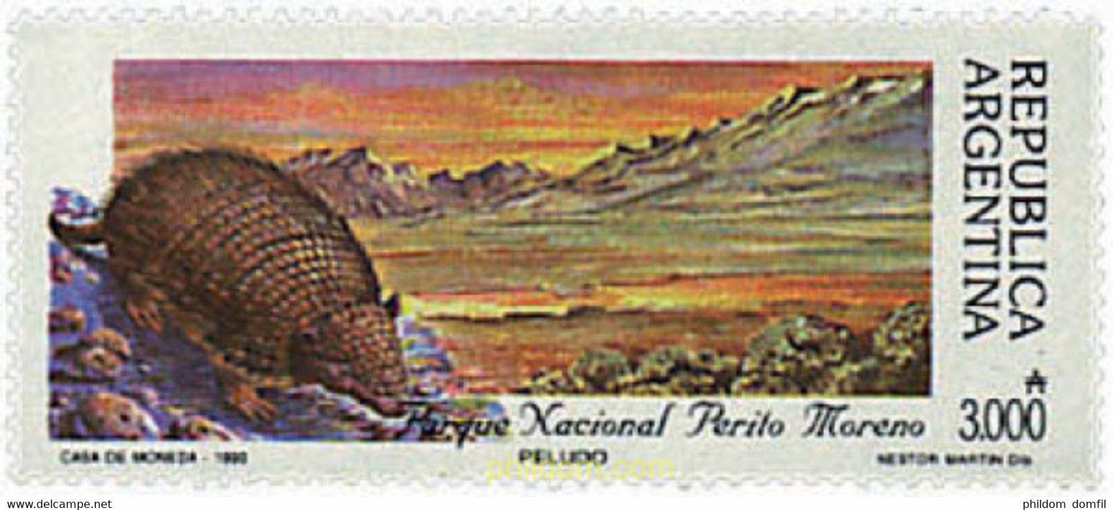 650821 MNH ARGENTINA 1990 PARQUES NACIONALES ARGENTINOS - Oblitérés