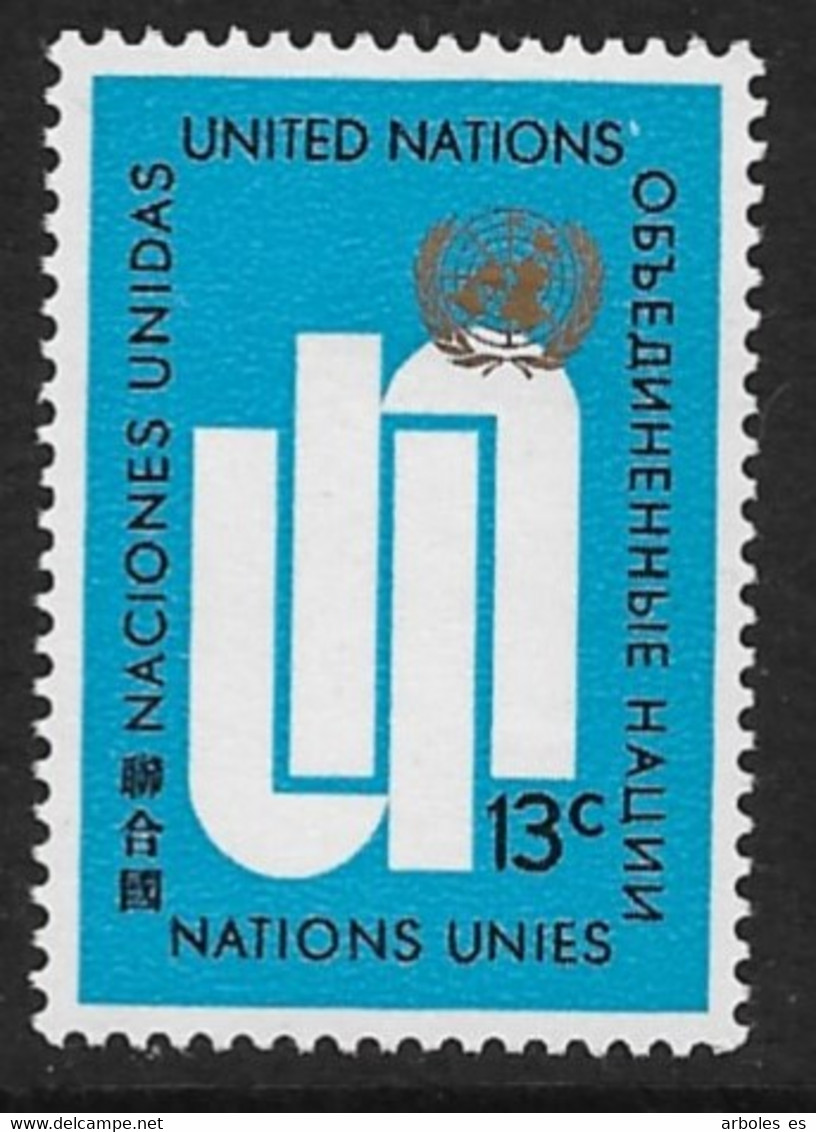 NACIONES UNIDAS - NEW YORK - SERIE BASICA - AÑO 1969 - CATALOGO YVERT Nº 0190 - NUEVOS - Ungebraucht