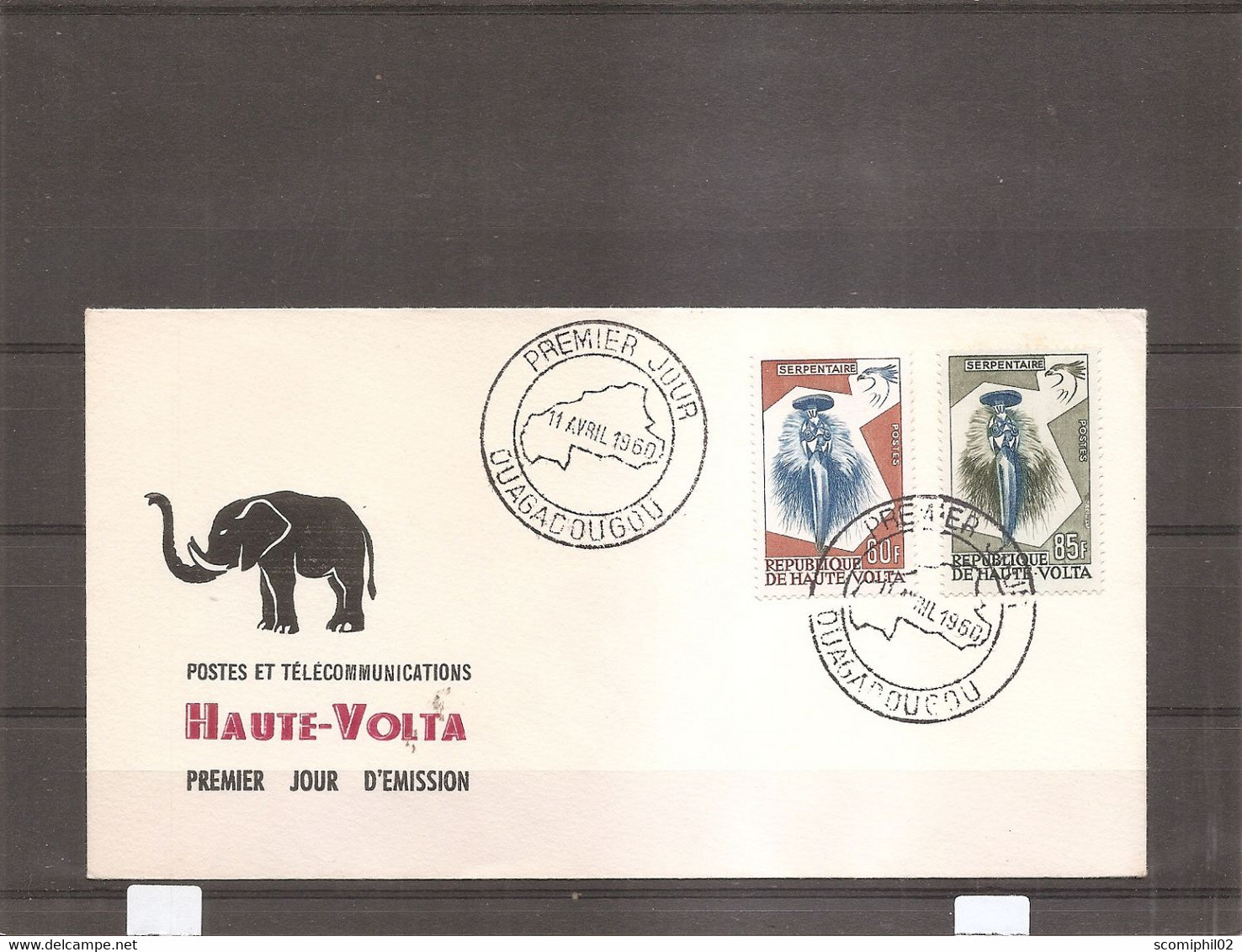 Haute -Volta ( FDC De 1960 à Voir) - Haute-Volta (1958-1984)