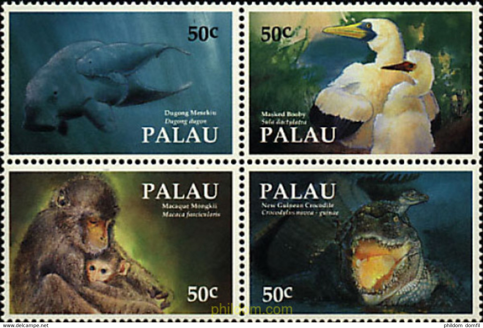 155562 MNH PALAU 1993 FAUNA - Chimpancés