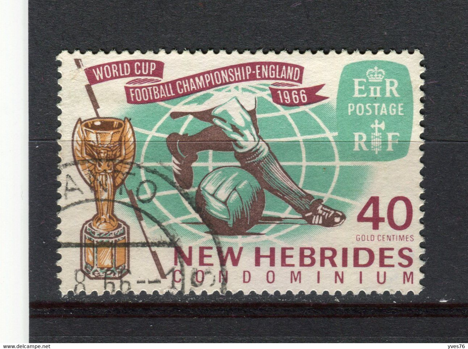 NOUVELLES-HEBRIDES - Y&T N° 238° - Coupe Du Monde De Football - Used Stamps