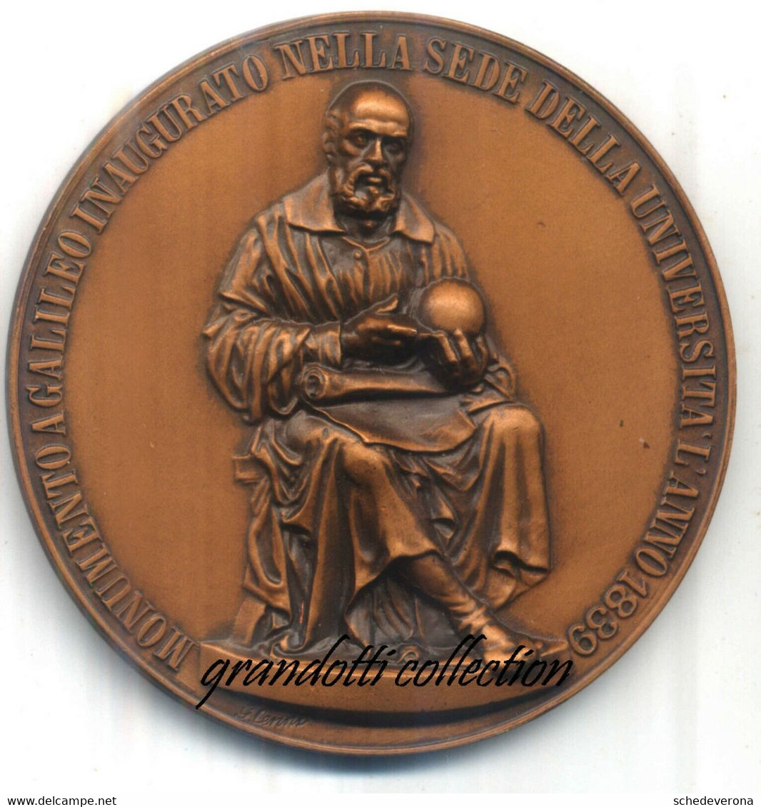 GALILEO GALILEI MONUMENTO UNIVERSITÁ PISA MEDAGLIA XXV LAUREA - Adel