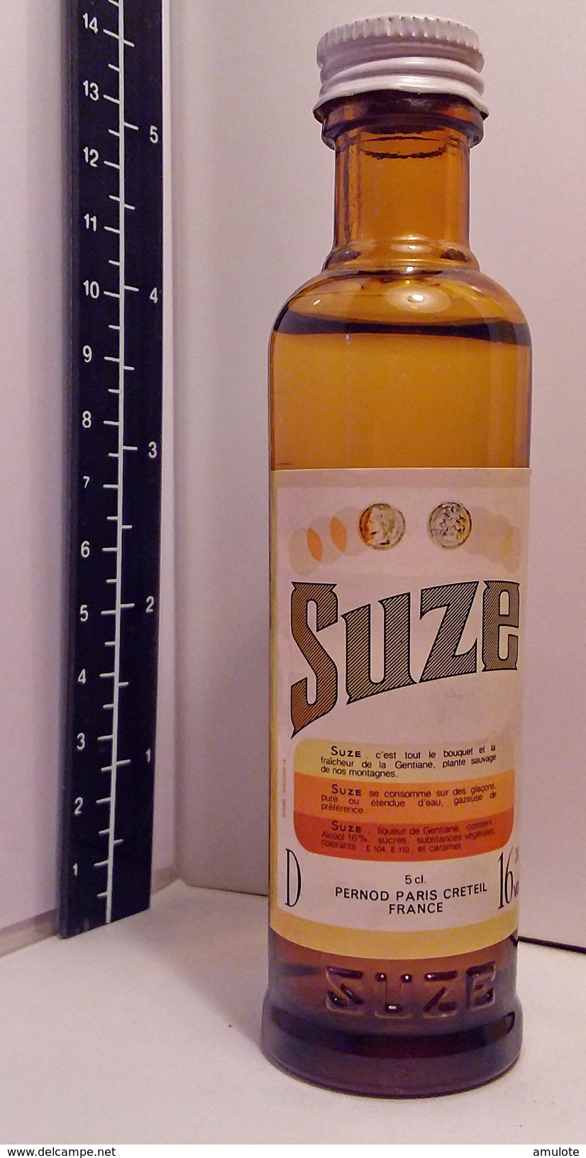 Mignonnette SUZE, Pernod Paris , 16° - Miniaturflaschen