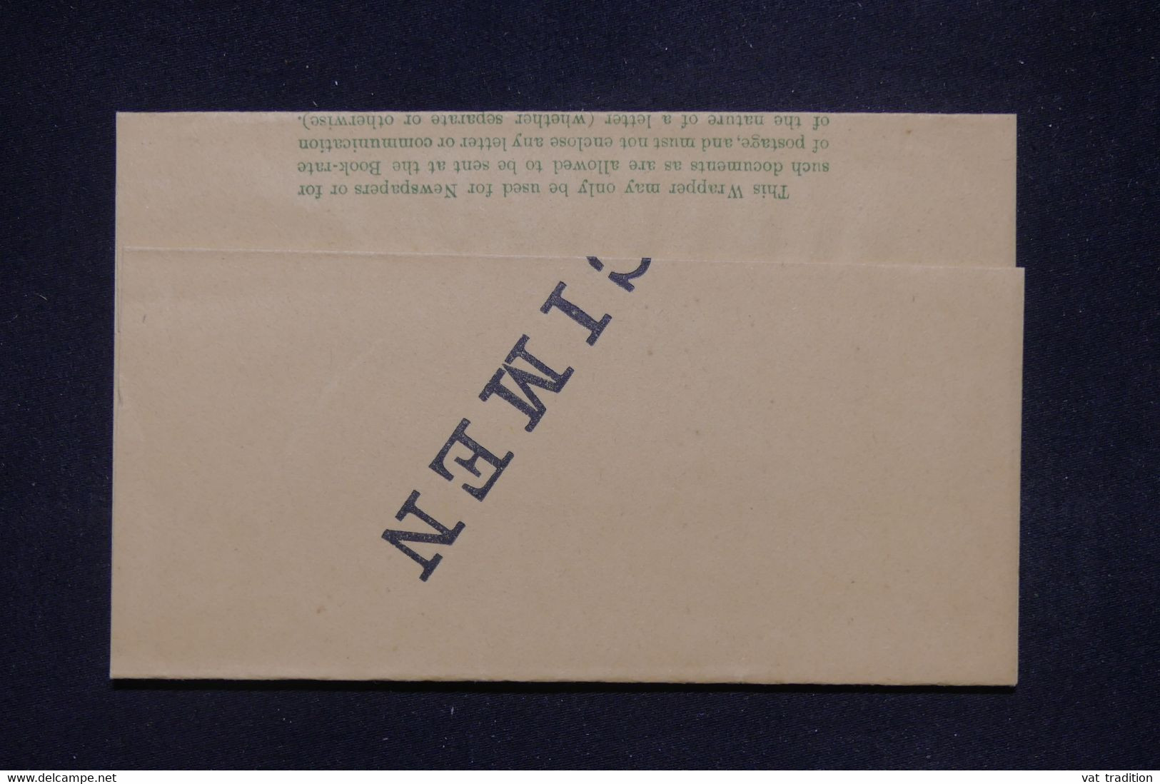 ZANZIBAR - Entier Postal Avec Surcharge Spécimen Au Verso  - L 133561 - Zanzibar (...-1963)