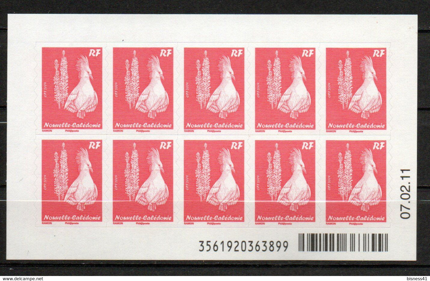 Nouvelle Calédonie 2011 Carnet N° C1100-2 Neuf XX MNH Cote 40,00€ - Unused Stamps