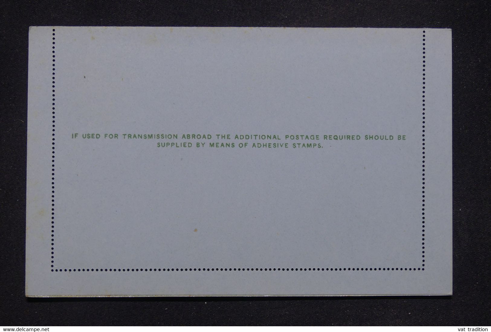 ZANZIBAR - Entier Postal Avec Surcharge Spécimen  - L 133570 - Zanzibar (...-1963)