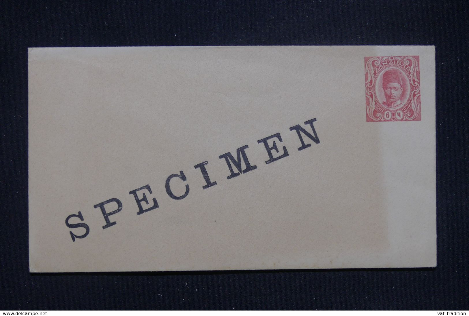 ZANZIBAR - Entier Postal Avec Surcharge Spécimen  - L 133579 - Zanzibar (...-1963)