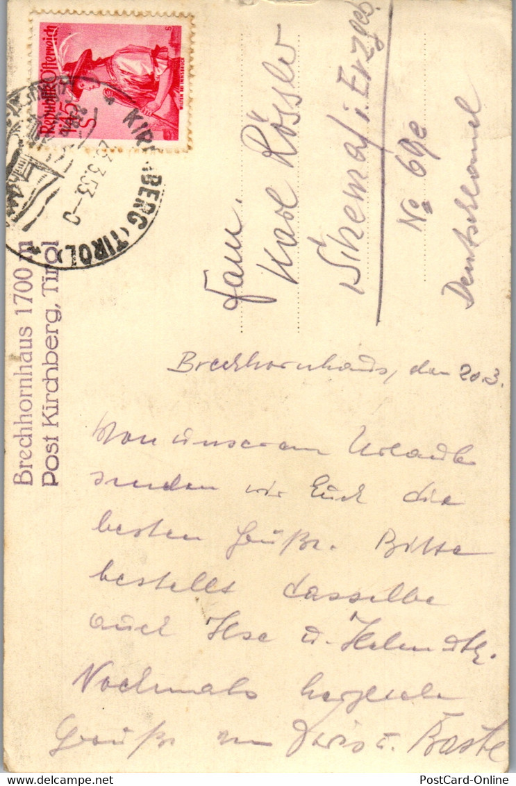 39145 - Tirol - Brechhorn - Gelaufen 1953 - Kirchberg