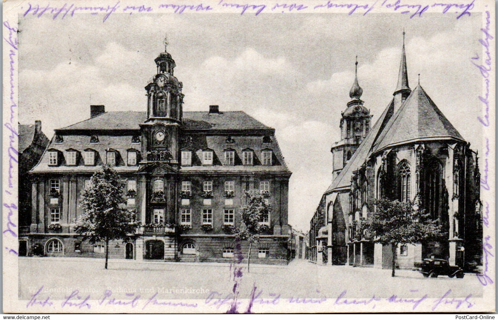 39170 - Deutschland - Weissenfels , Saale , Rathaus Und Marienkirche - Gelaufen - Weissenfels