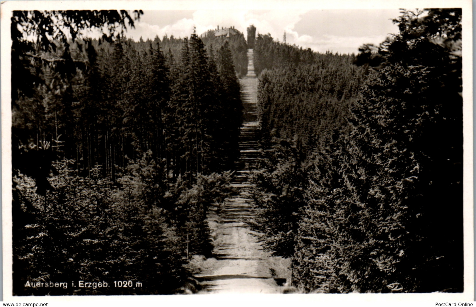 39182 - Deutschland - Auersberg I. Erzgeb. , Unterkunftshaus Karl Kiesbauer - Gelaufen - Auersberg