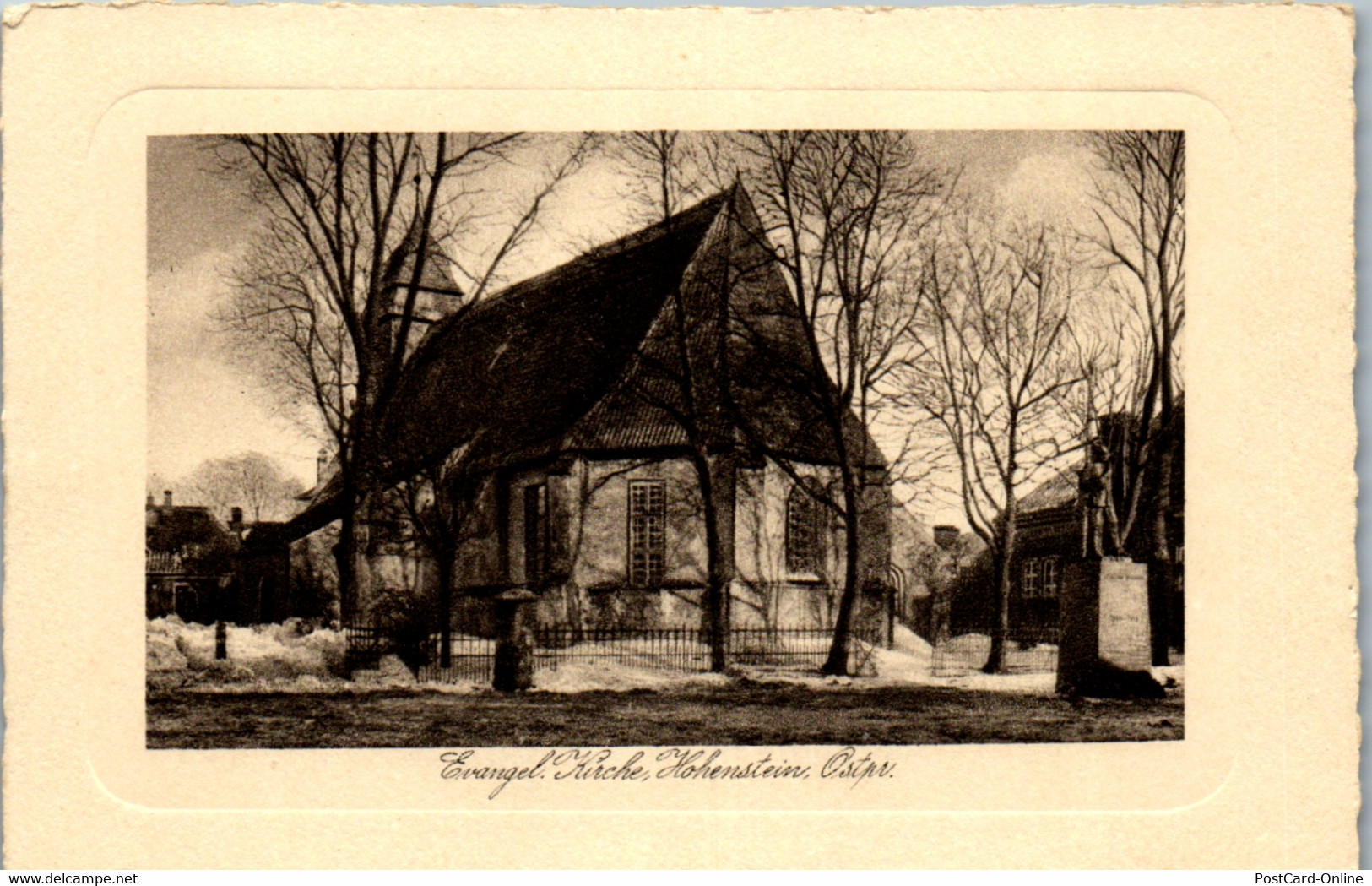 39183 - Polen - Hohenstein , Ostpreussen , Evangelische Kirche - Nicht Gelaufen - Ostpreussen