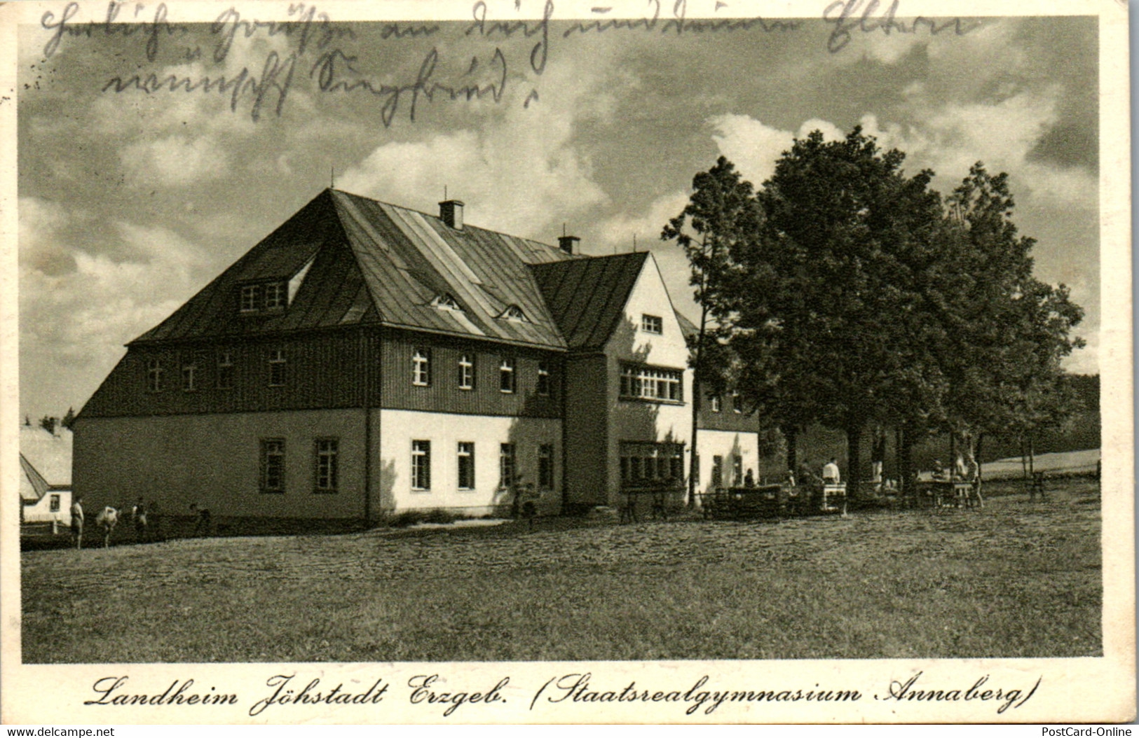 39201 - Deutschland - Jöhstadt , Landheim , Staatsrealgymnasium Annaberg , Gymnasium - Gelaufen 1932 - Jöhstadt