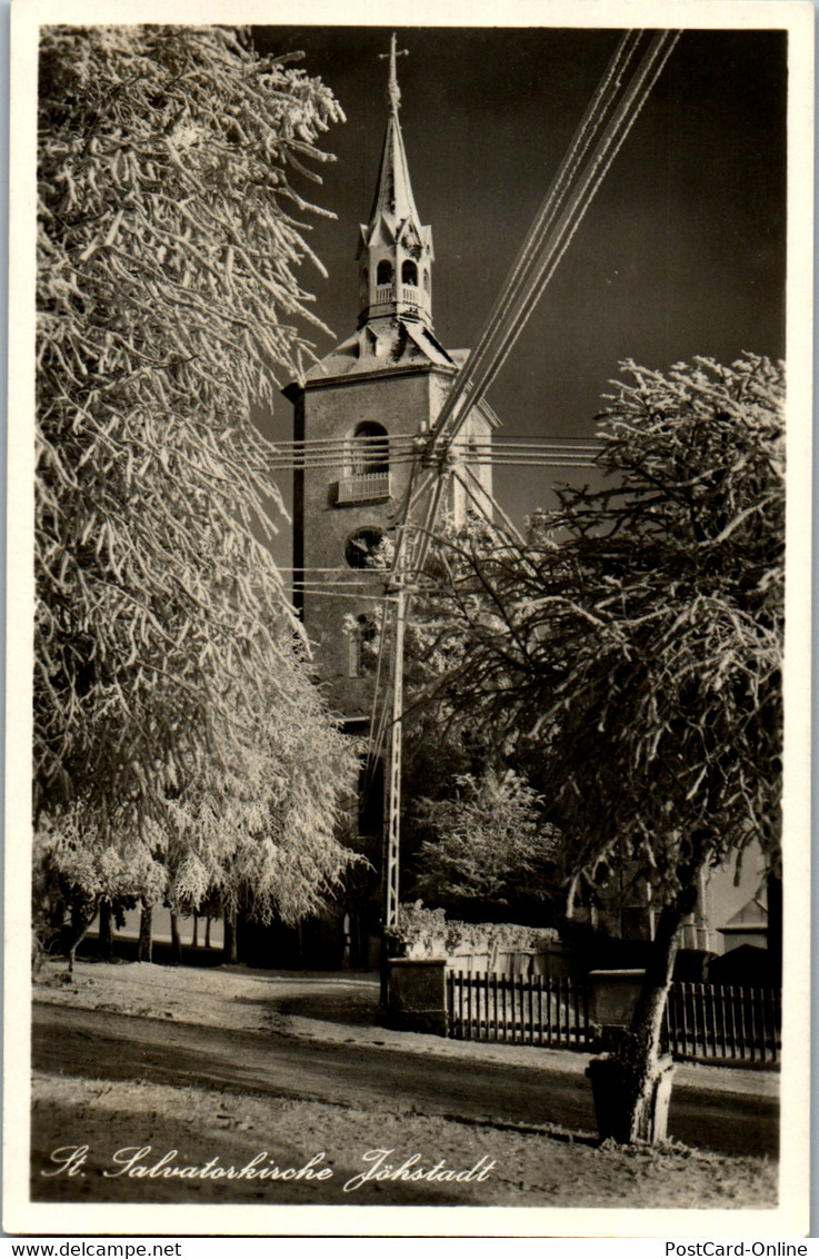 39202 - Deutschland - Jöhstadt , St. Salvatorkirche - Gelaufen 1941 - Jöhstadt