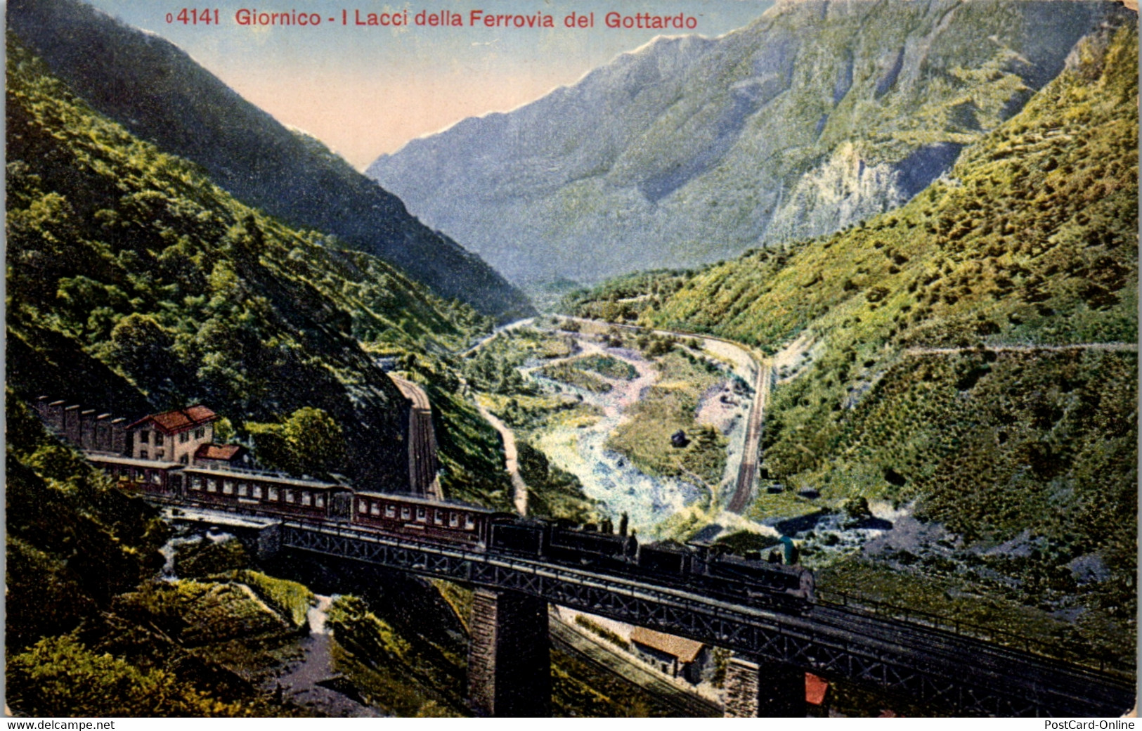 39341 - Schweiz - Giornico , I Lacci Della Ferrovia Del Gottardo - Nicht Gelaufen - Giornico