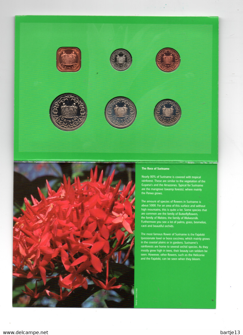 SURINAME BU MUNT SET 2004 FLORA VAN SURINAME - Suriname 1975 - ...