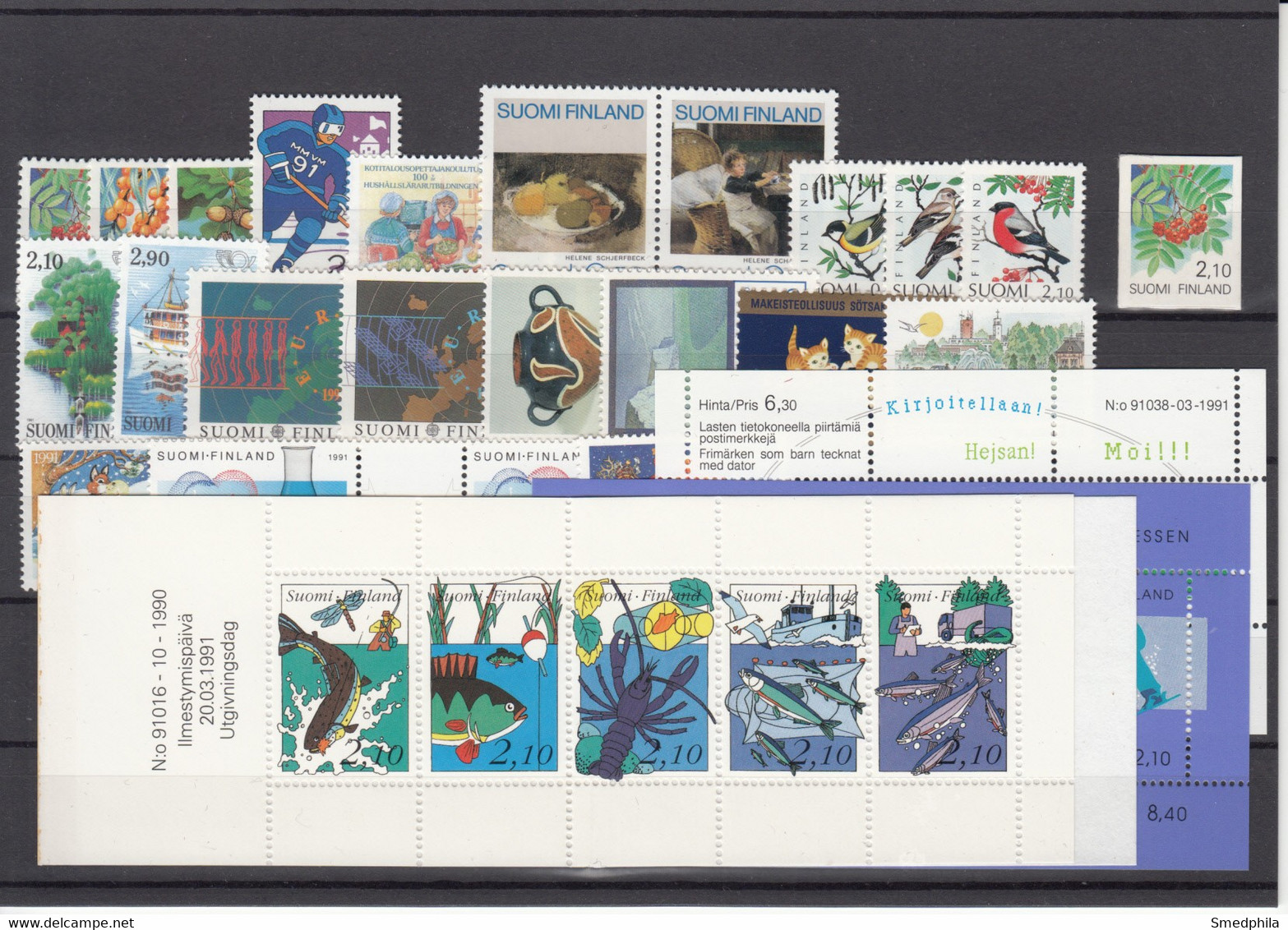 Finland 1991 - Full Year MNH ** - Annate Complete