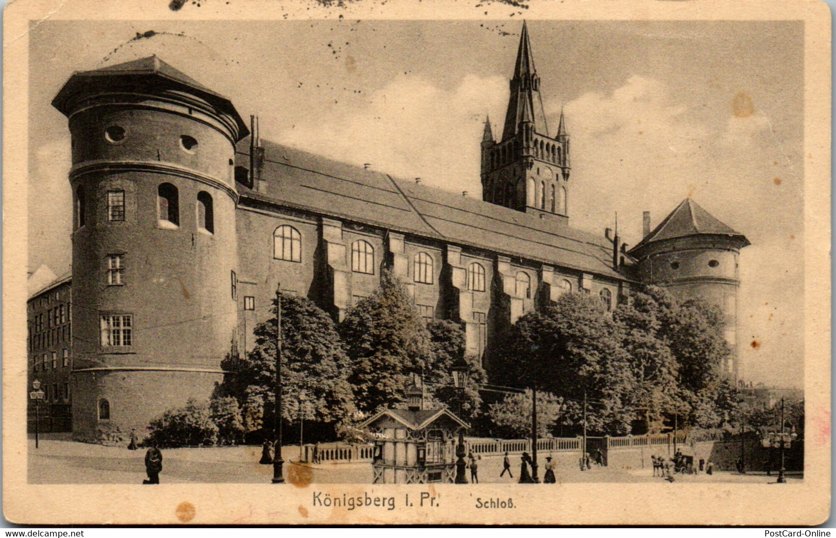 39400 - Deutschland - Ostpreussen , Königsberg , Schloß - Gelaufen 1923 - Ostpreussen