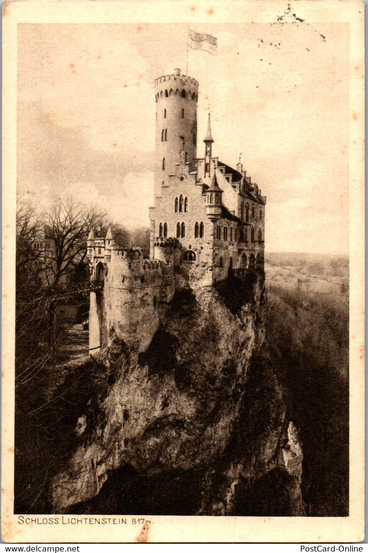 39420 - Deutschland - Schloss Lichtenstein - Gelaufen 1910 - Lichtenstein