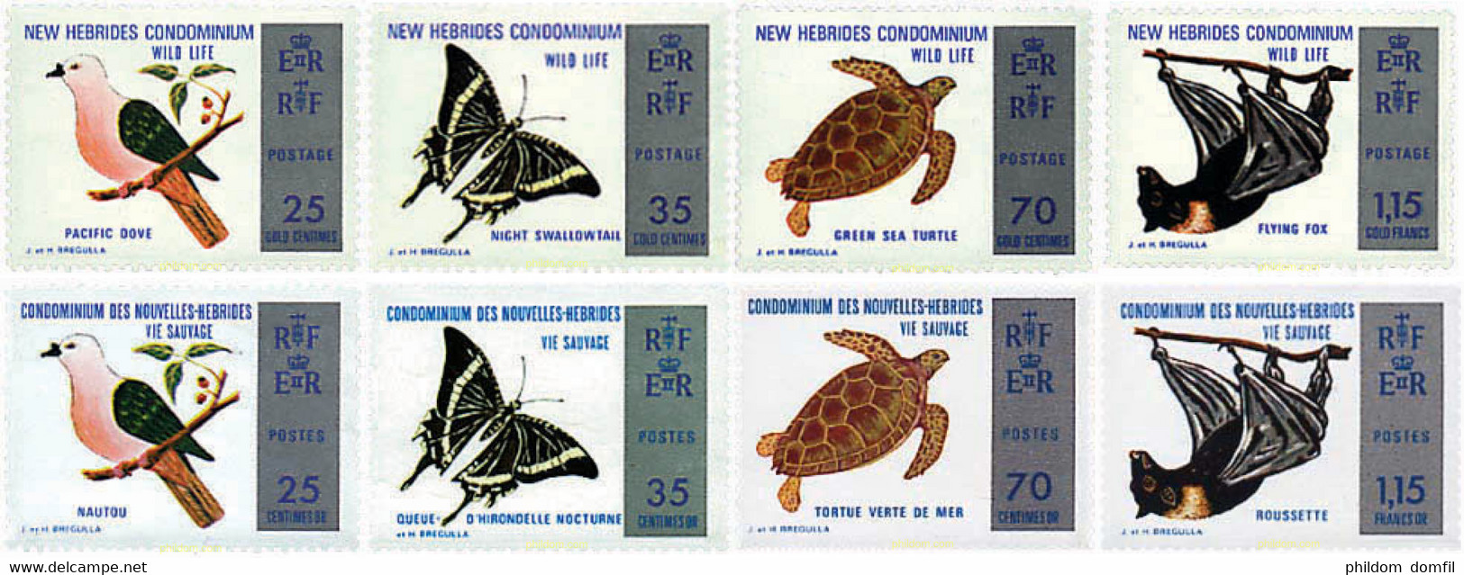 76703 MNH NUEVAS HEBRIDAS 1974 VIDA SALVAJE DE NUEVAS HEBRIDAS - Colecciones & Series