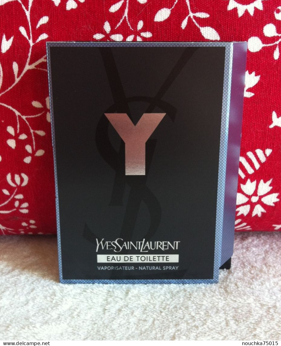 YSL (Yves Saint Laurent) - échantillon Y, Eau De Toilette - Echantillons (tubes Sur Carte)