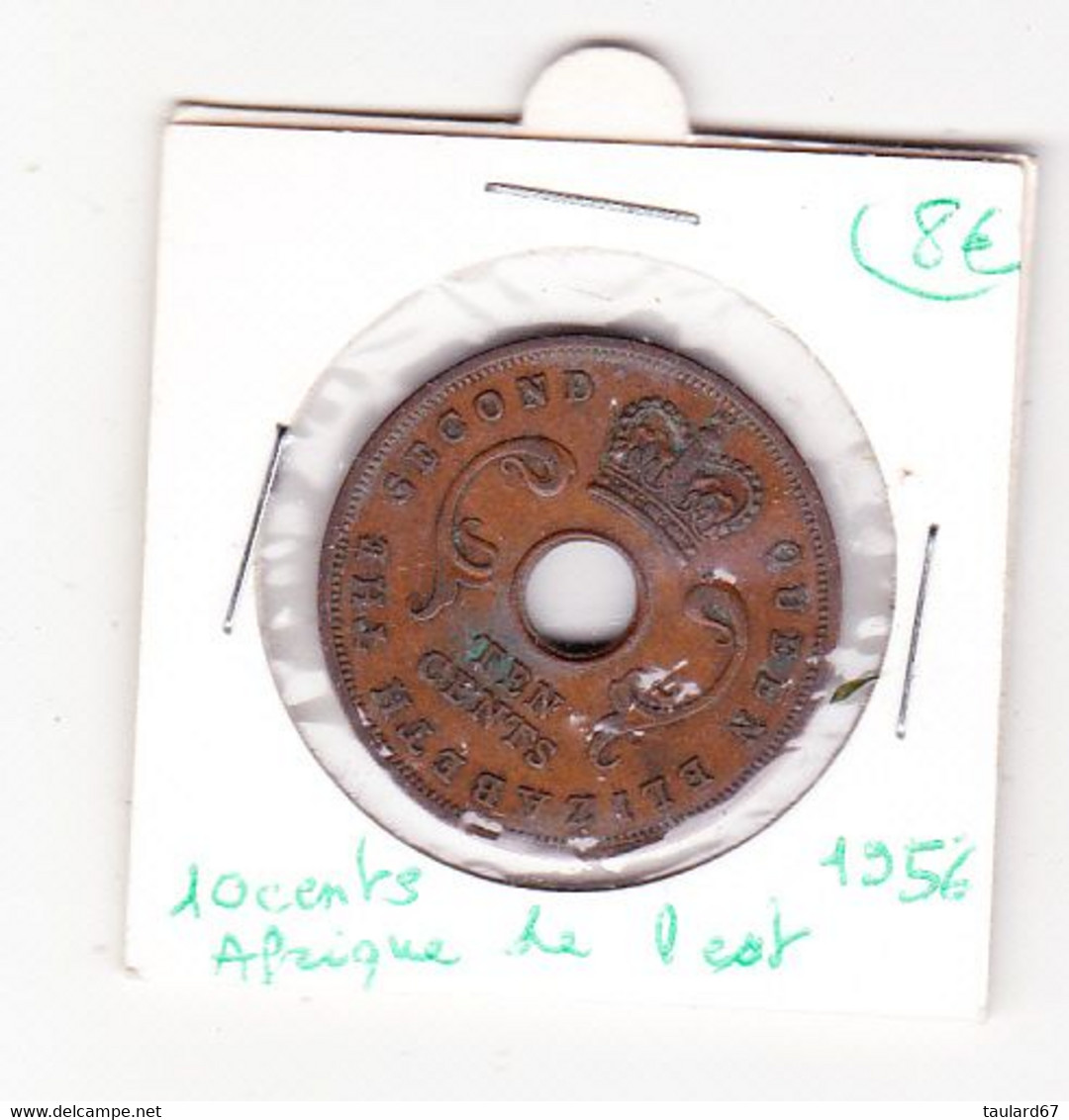 Afrique De L'Est 10 Cents 1956 - Colonia Británica