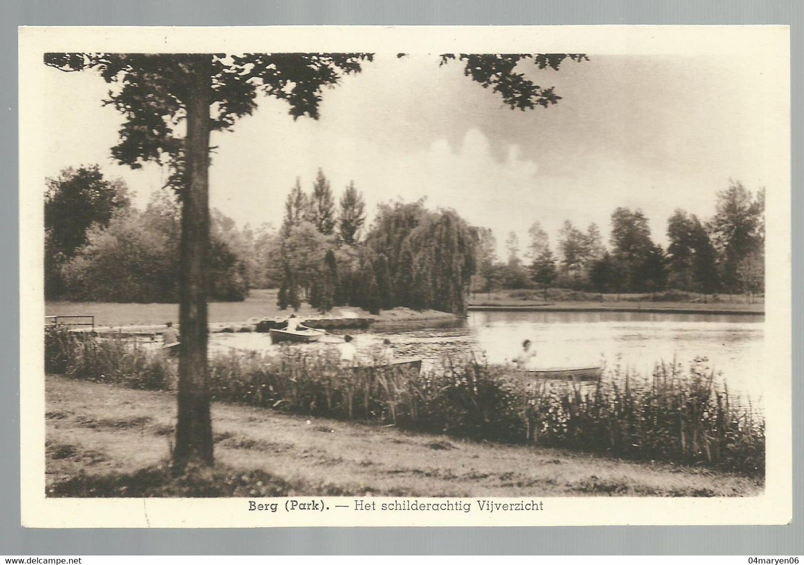 ***  BERG (Park)  ***  -  Het Schilderachtig Vijverzicht   -  ZIE / VOIR SCAN - Kampenhout