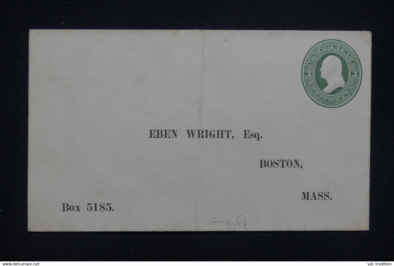 ETATS UNIS - Entier Postal ( Pli Central ) Pour Boston, Non Circulé - L 133617 - ...-1900