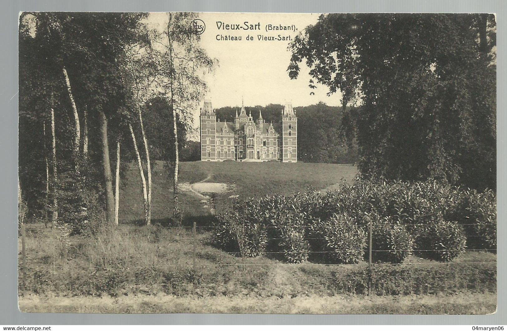 ***  VIEUX - SART ( Brabant)  ***  -  Château De Vieux-Sart   -  ZIE / VOIR SCAN - Chaumont-Gistoux