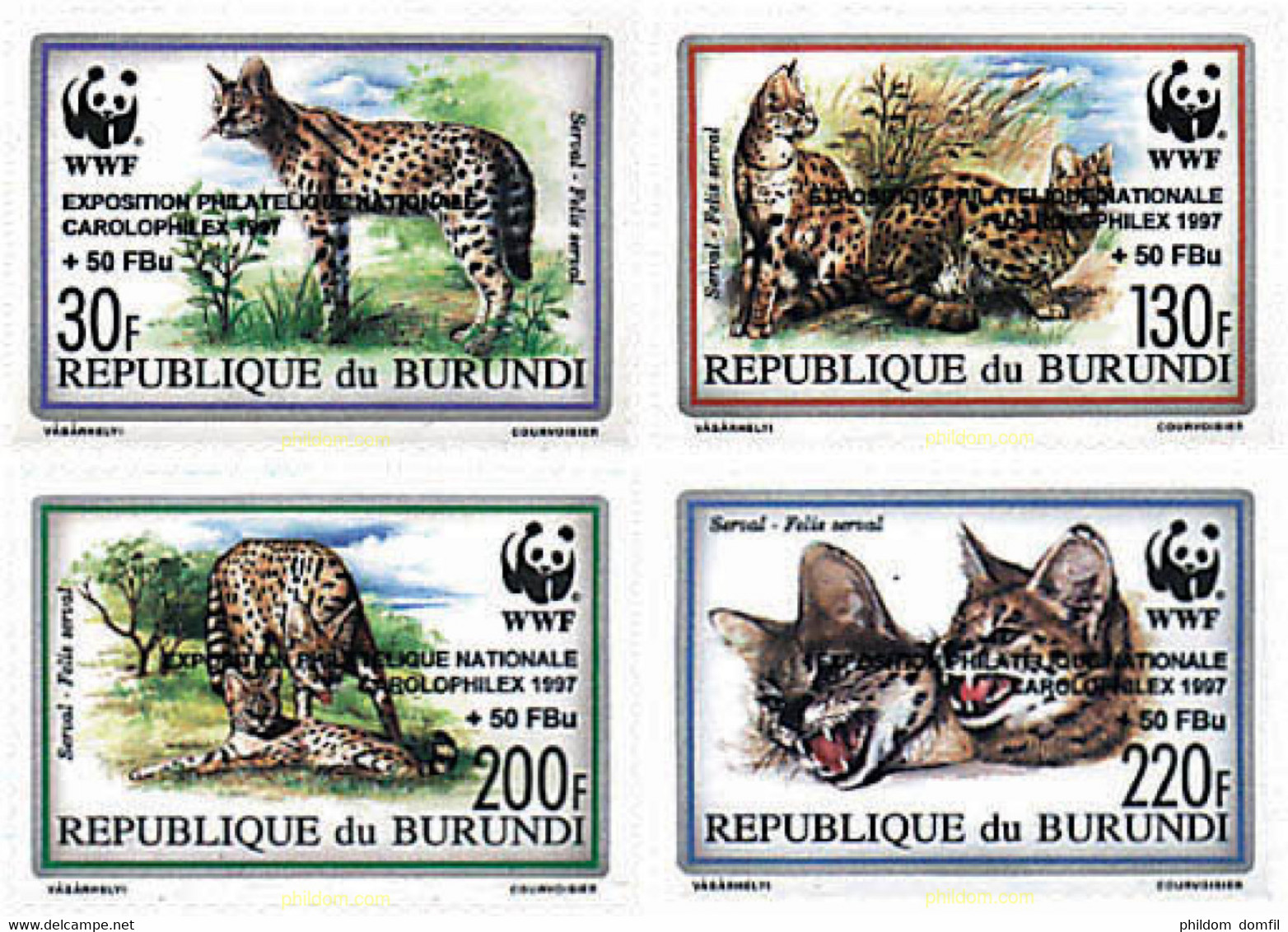 73934 MNH BURUNDI 1997 EXPOSICION FILATELICA - Ungebraucht