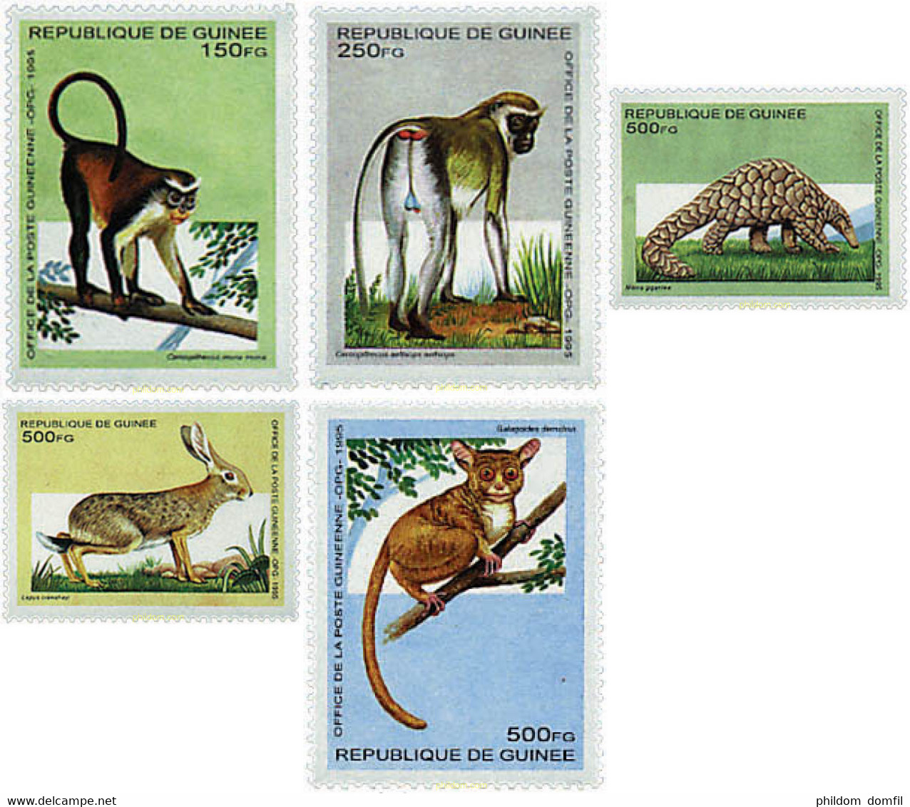 28821 MNH GUINEA 1995 FAUNA AFRICANA - Schimpansen